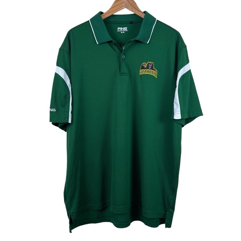 Ping Green BU Baylor Bears University Polo Mens Size XL
